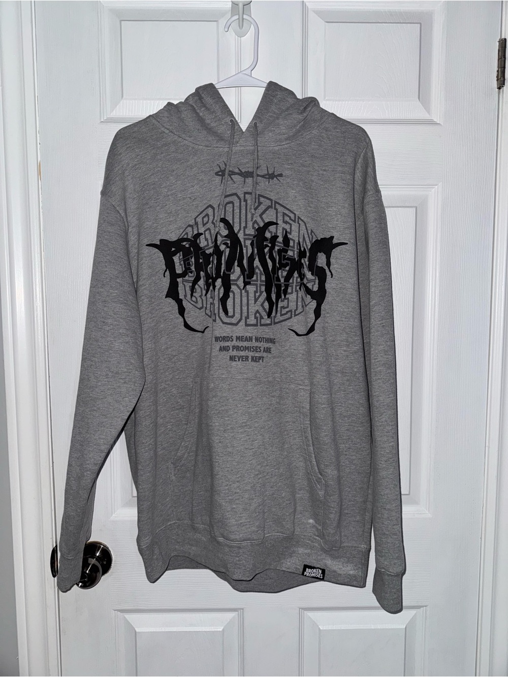 Broken Promises Graphic Hoodie BNWOT